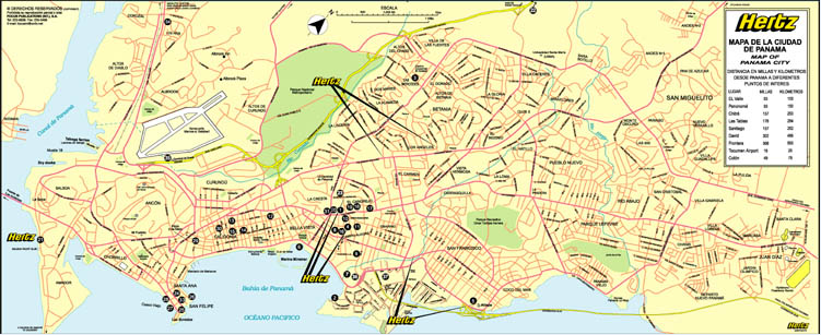 Panama City Maps