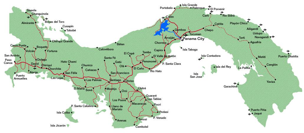 Panama Maps